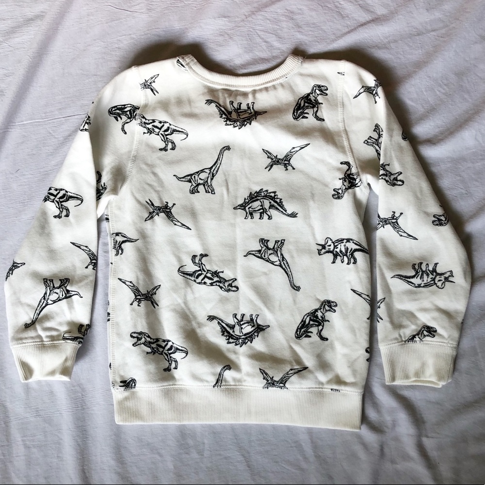 BNWOT White with Blue Dinosaurs!!
